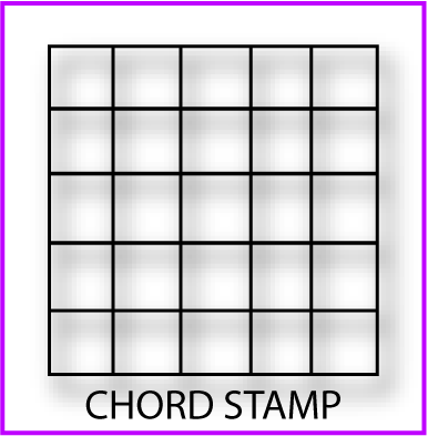 Guitar Chord Stamp