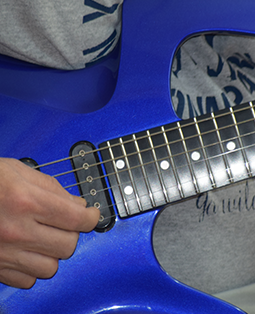 Bill playing a Parker Custom Fly Deluxe Guitar mfg. by Ken Parker in Wilmington, Massachusetts